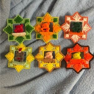 Colorful Plush Bear Playset